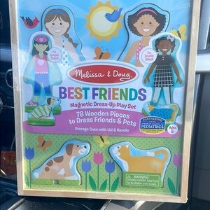 Melissa & Doug Best Friends Magnetic Dress-Up Play Set - sealed in plastic nwt